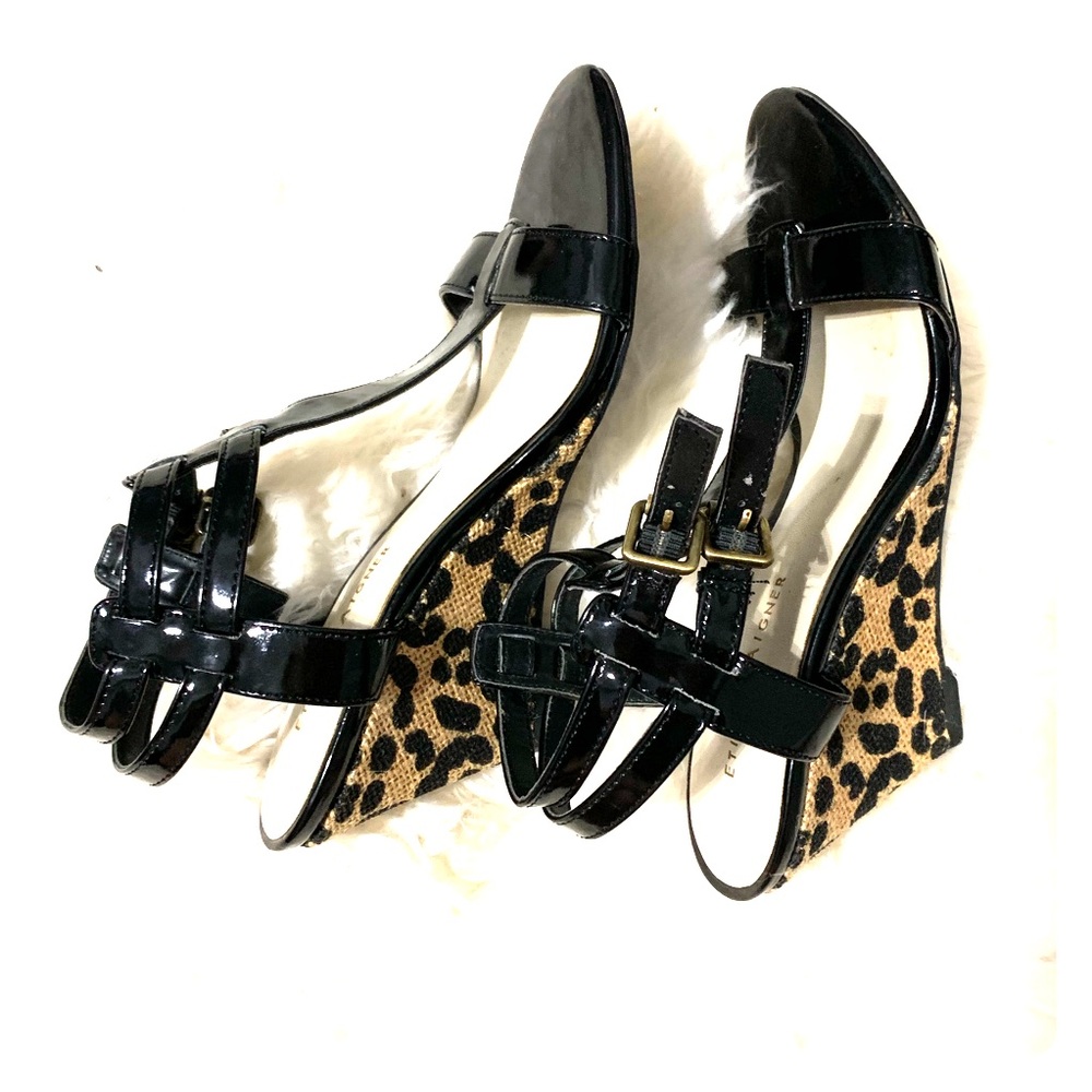 Entienne Aigner Leopard Heel Sandal
